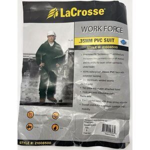 LaCrosse Work Force .35MM PVC Waterproof Suit Size Small Style #2100850